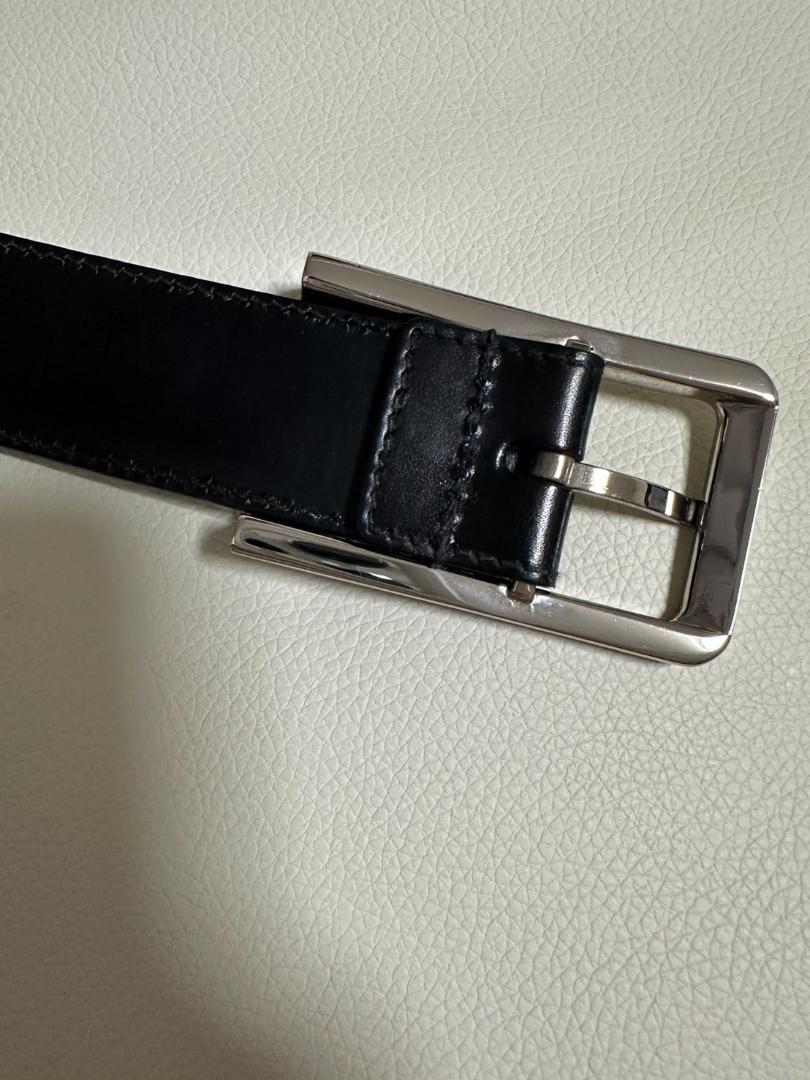 GUCCI グッチ ベルト シェリーライン ブラック レザー快適