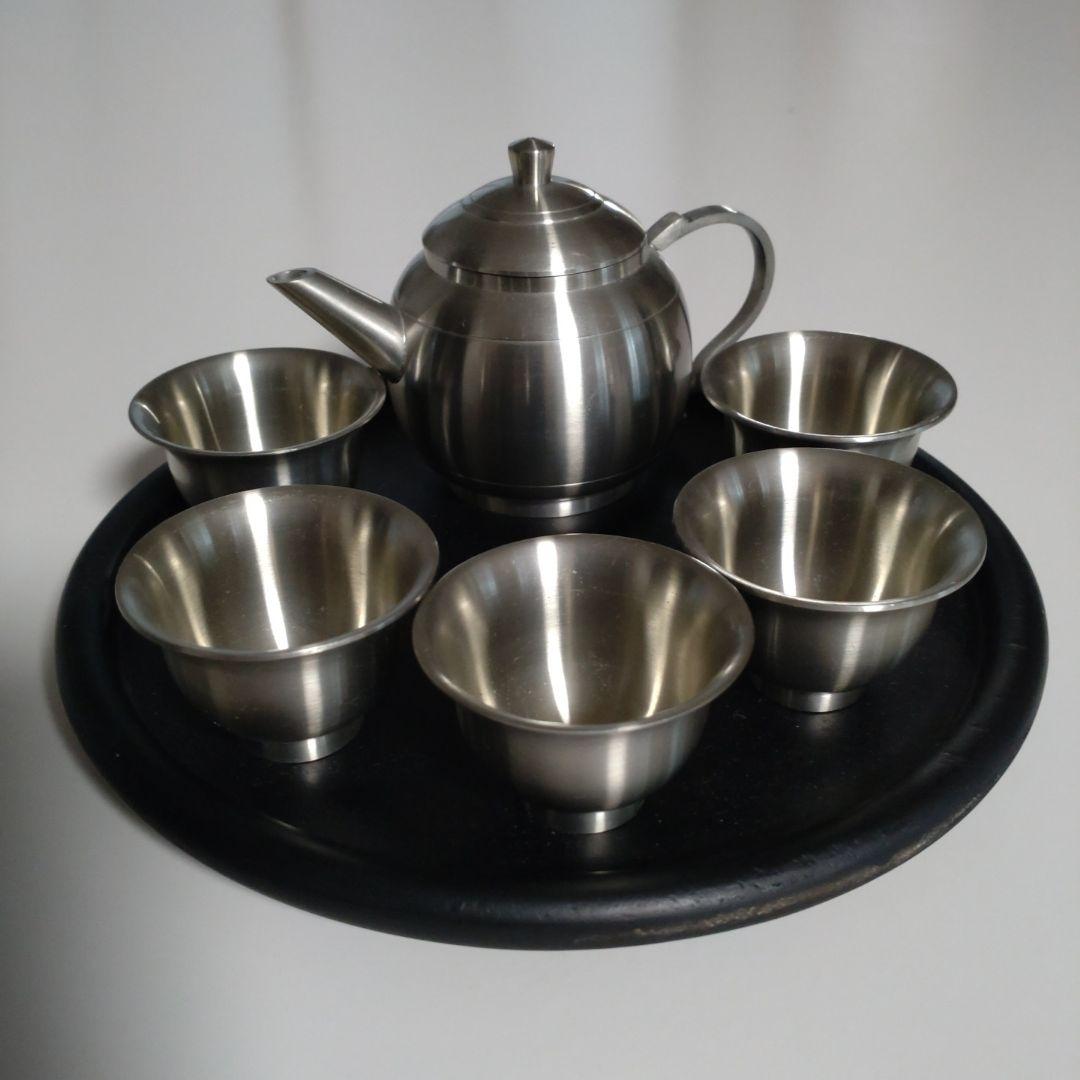 錫製　茶器セット 6客セット　SELEIN PEWTER　ピューター 22,500円