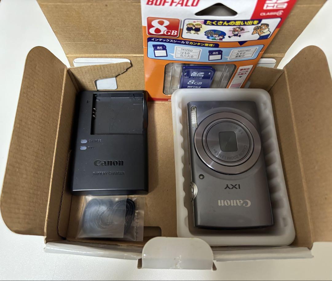 Canon IXY160 デジタルカメラ グレー