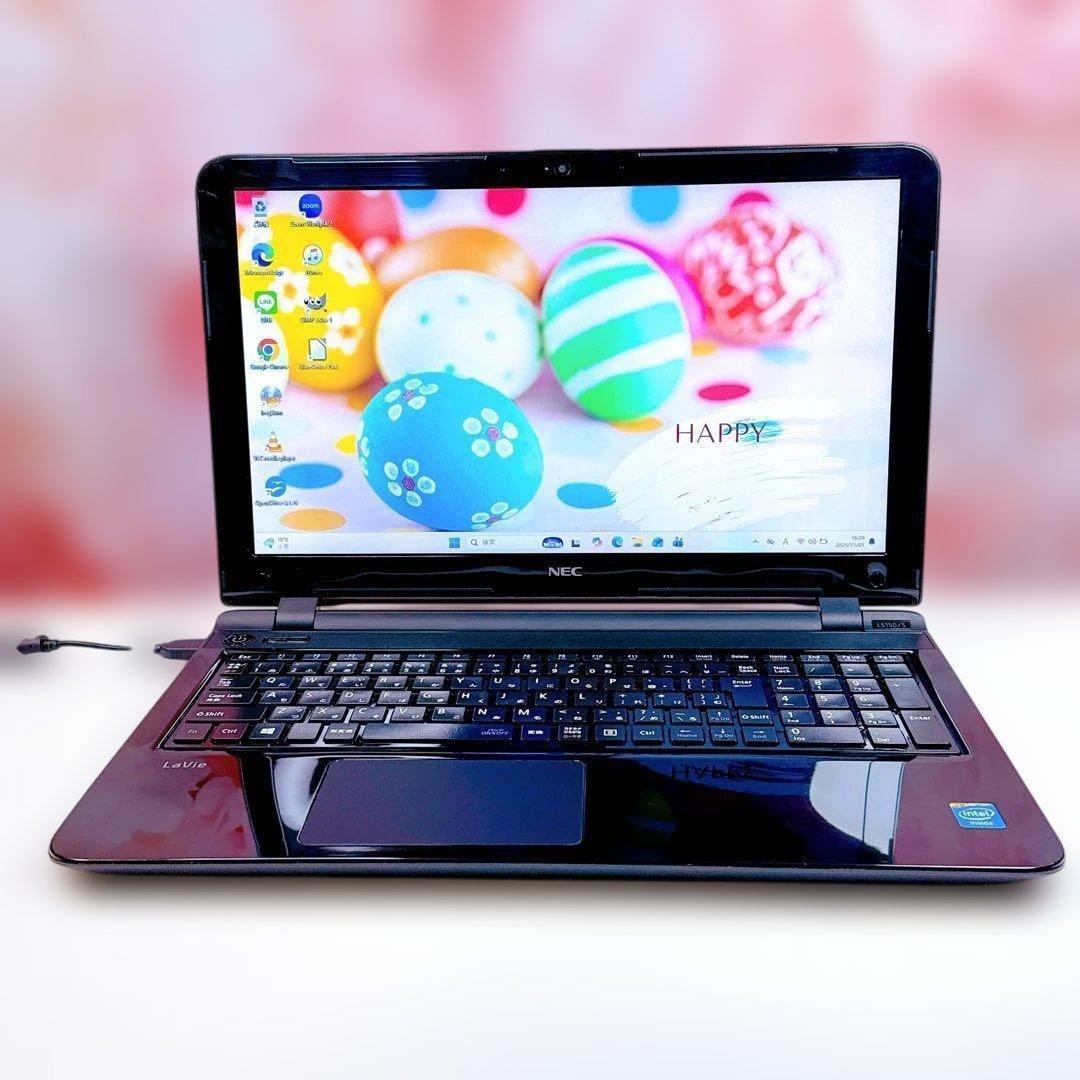 美品✨新品SSDで爆速✨ windows11 ノートパソコン✨オフィス カメラ 美品✨新品SSDで爆速✨ windows11 ノートパソコン✨オフィス カメラ