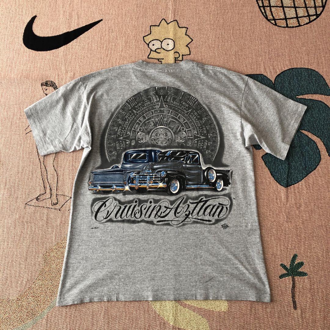 aztlan 90s USA製 ヴィンテージTシャツ　チカーノ hommies