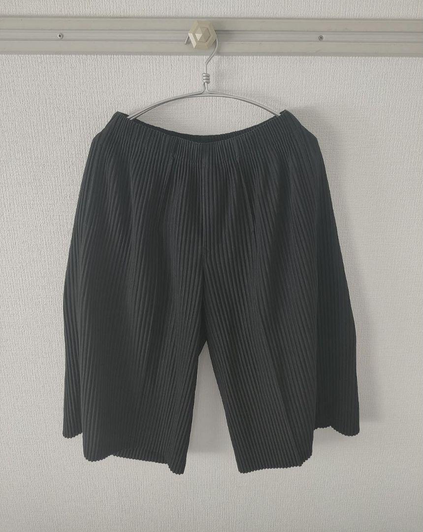 HOMMEPLISSE ISSEY MIYAKE プリーツ ハーフ パンツ 袴