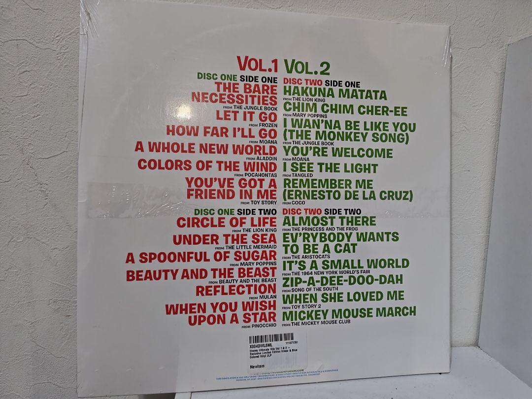 未使用品 Disney ULTIMATE HITS 1＆2 レコード
