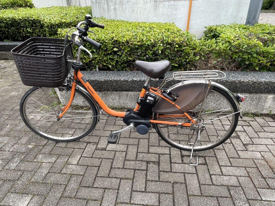 パナソニックカラー電動自転車 シティタイプ 前バスケット付 引取or都内近郊配送
