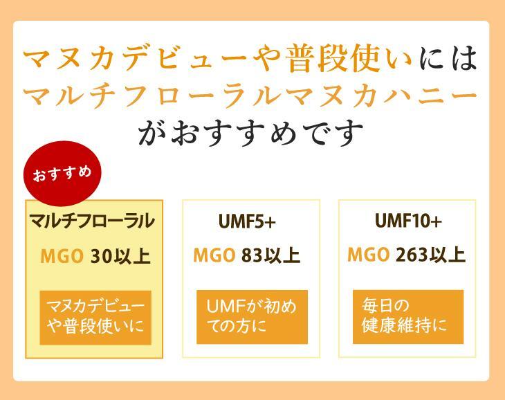 コンビタ マルチフローラル マヌカハニー MGO 50+ 500g×6個