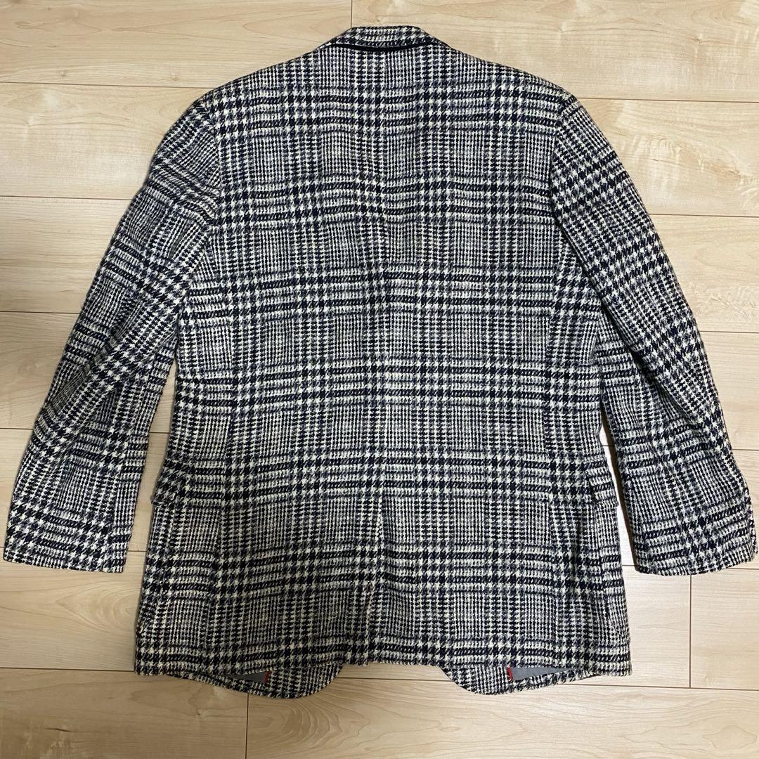 高級 ヴィンテージ バランタイン ツイード ウール ジャケット エルメスOEM