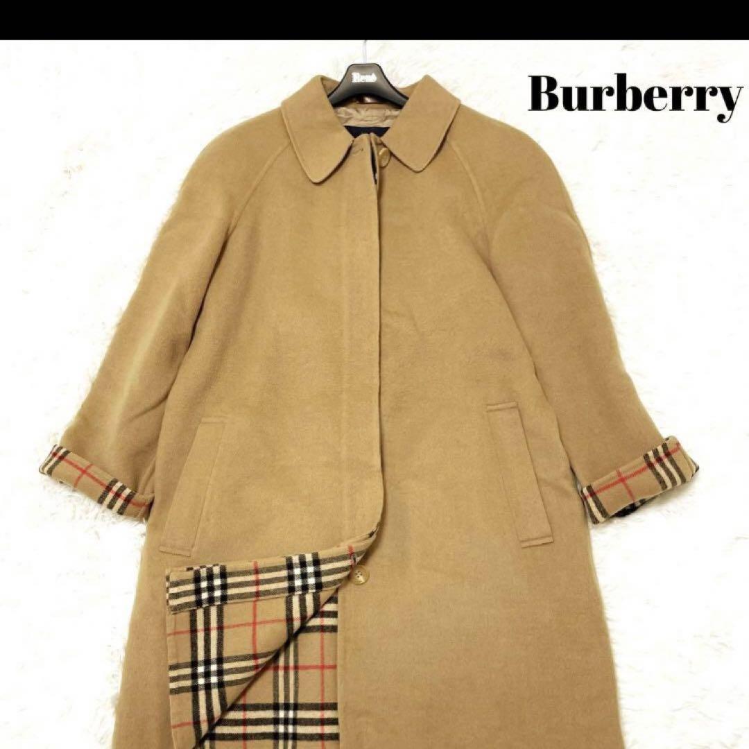 BURBERRY バーバリーダブルフェイスウールコート ノバチェック