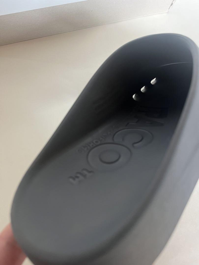 美品』PPACO サイズ9 27㎝ ダークブラック サンダル