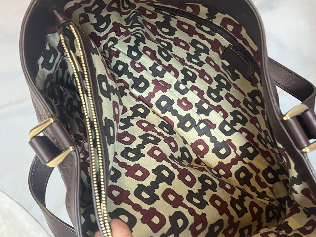 Gucci ダークブラウン GGトートバッグ