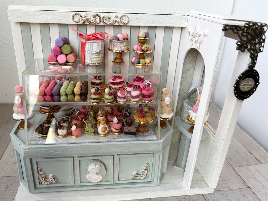 ミニチュアhandmadeキャンディストライプParis