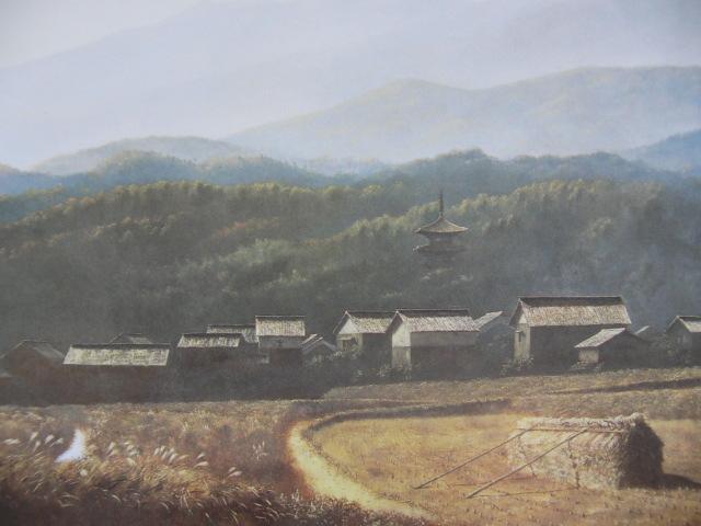 谷口和正、【壮嶺】、希少な画集画、新品高級額 額装付、状態良好 谷口和正、【壮嶺】、希少な画集画、新品高級額 額装付、状態良好