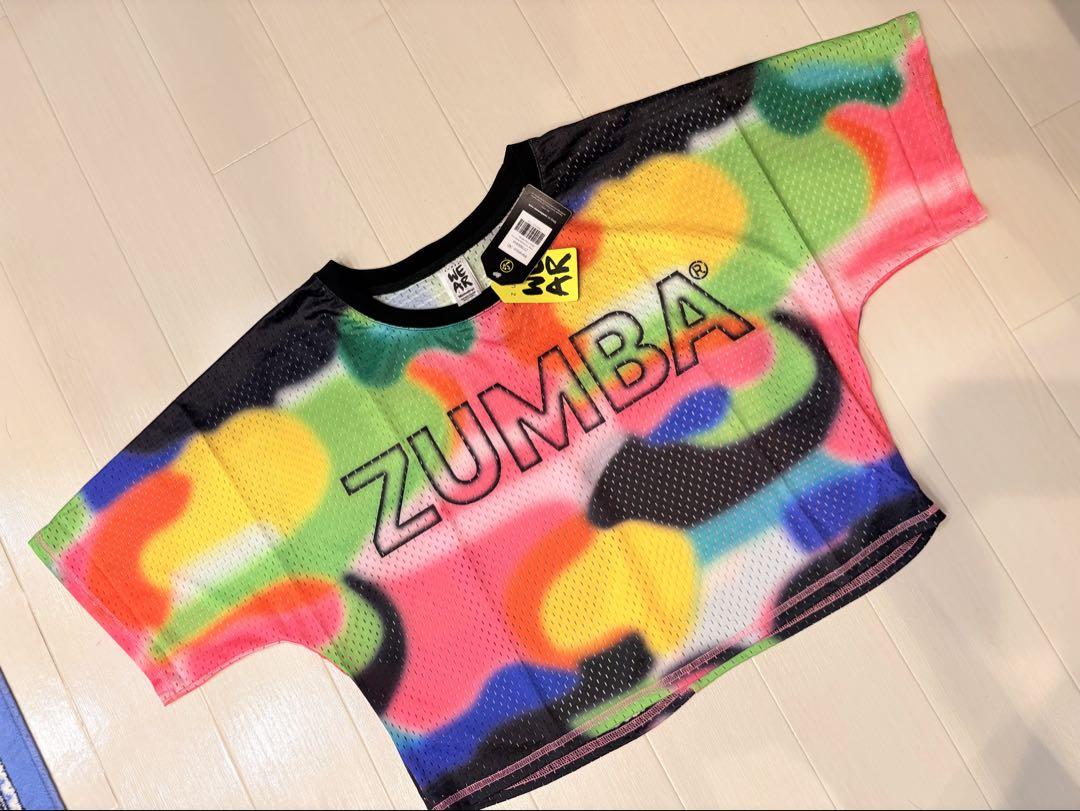 新品 ZUMBA カラフル メッシュTシャツ M - メルカリ