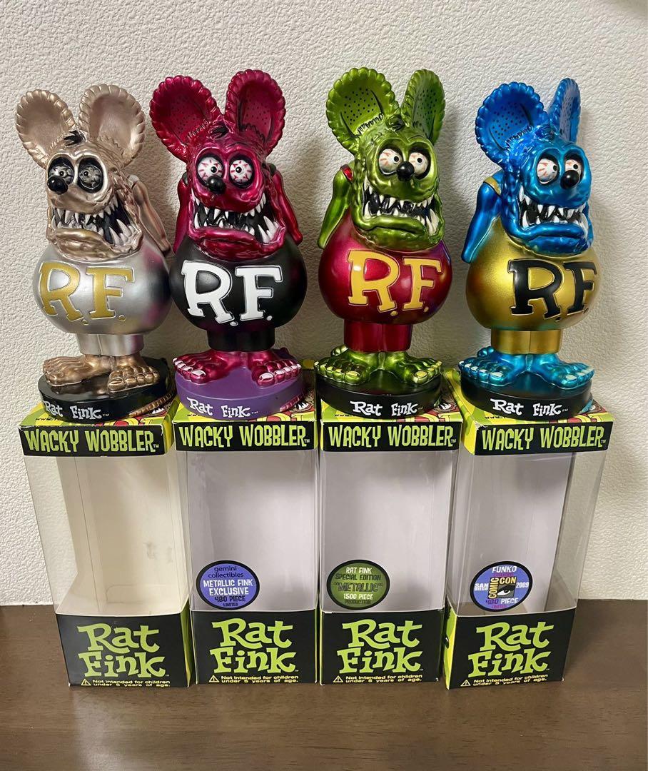8体セット　ラットフィンクRATFINk ボビングヘッド　フィギュア
