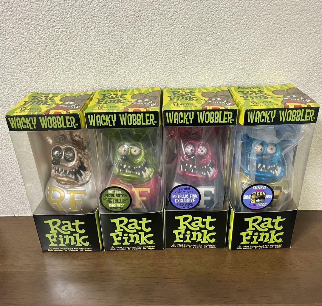 8体セット　ラットフィンクRATFINk ボビングヘッド　フィギュア