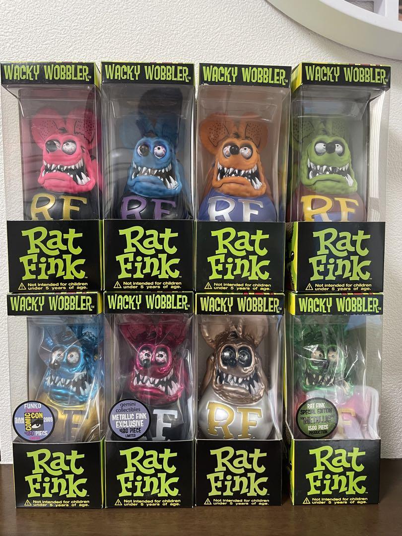 8体セット　ラットフィンクRATFINk ボビングヘッド　フィギュア
