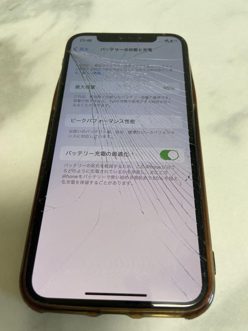み*E様 iPhonexr ジャンク品 iPhoneXR 64GB MT002J/A AU版SIMフリー ジャンク品 中古