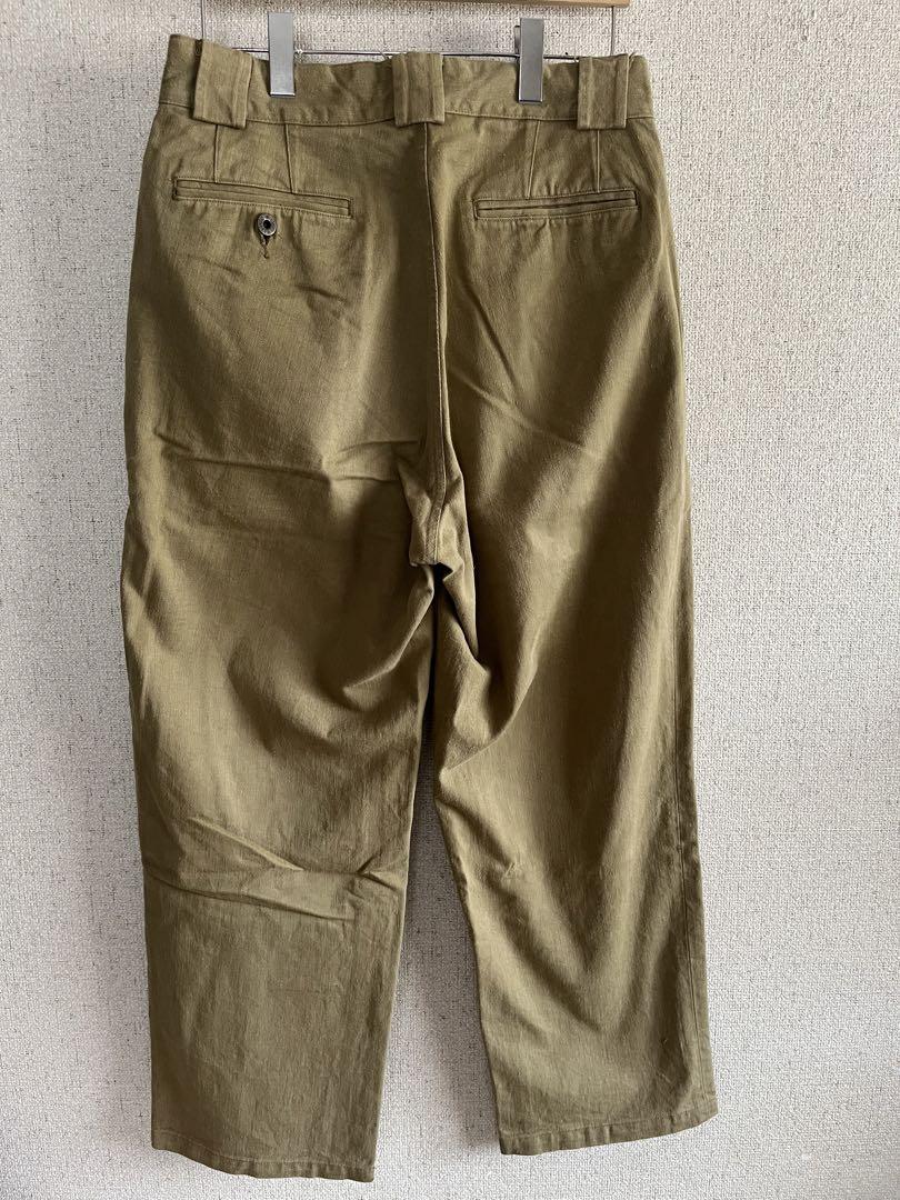 パンツ Nigel Cabourn  18ss PLEATS WIDE PANTS