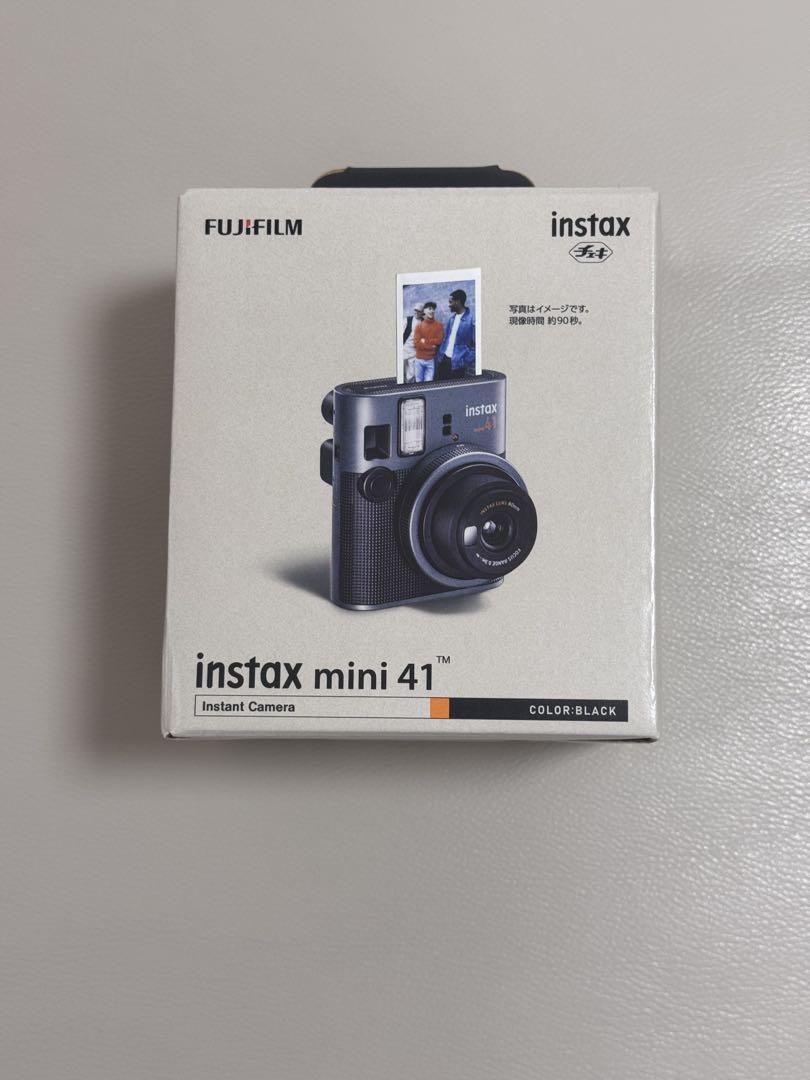 instax mini 41 インスタントカメラ ブラック