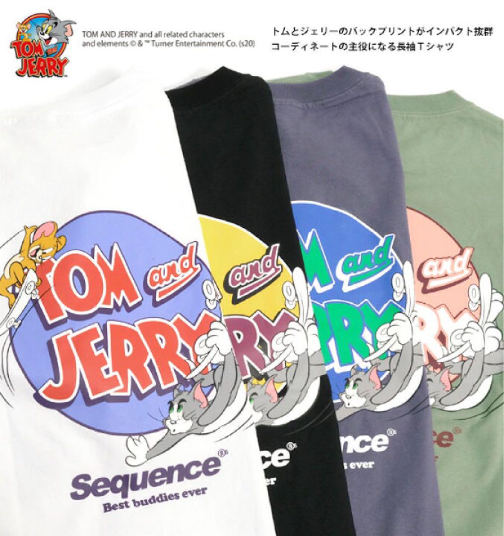 トムとジェリー　プリント　ロンT