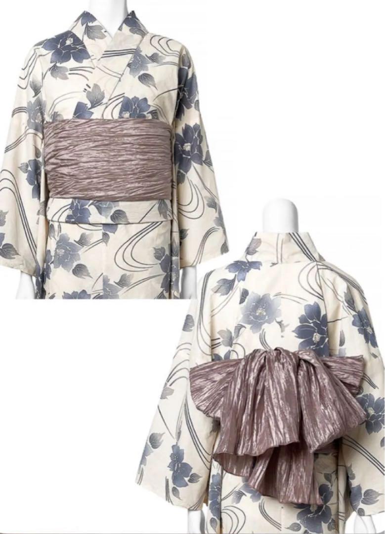 新品未開封品！！即発送可能！！！！GRL ぼかし花柄浴衣セット