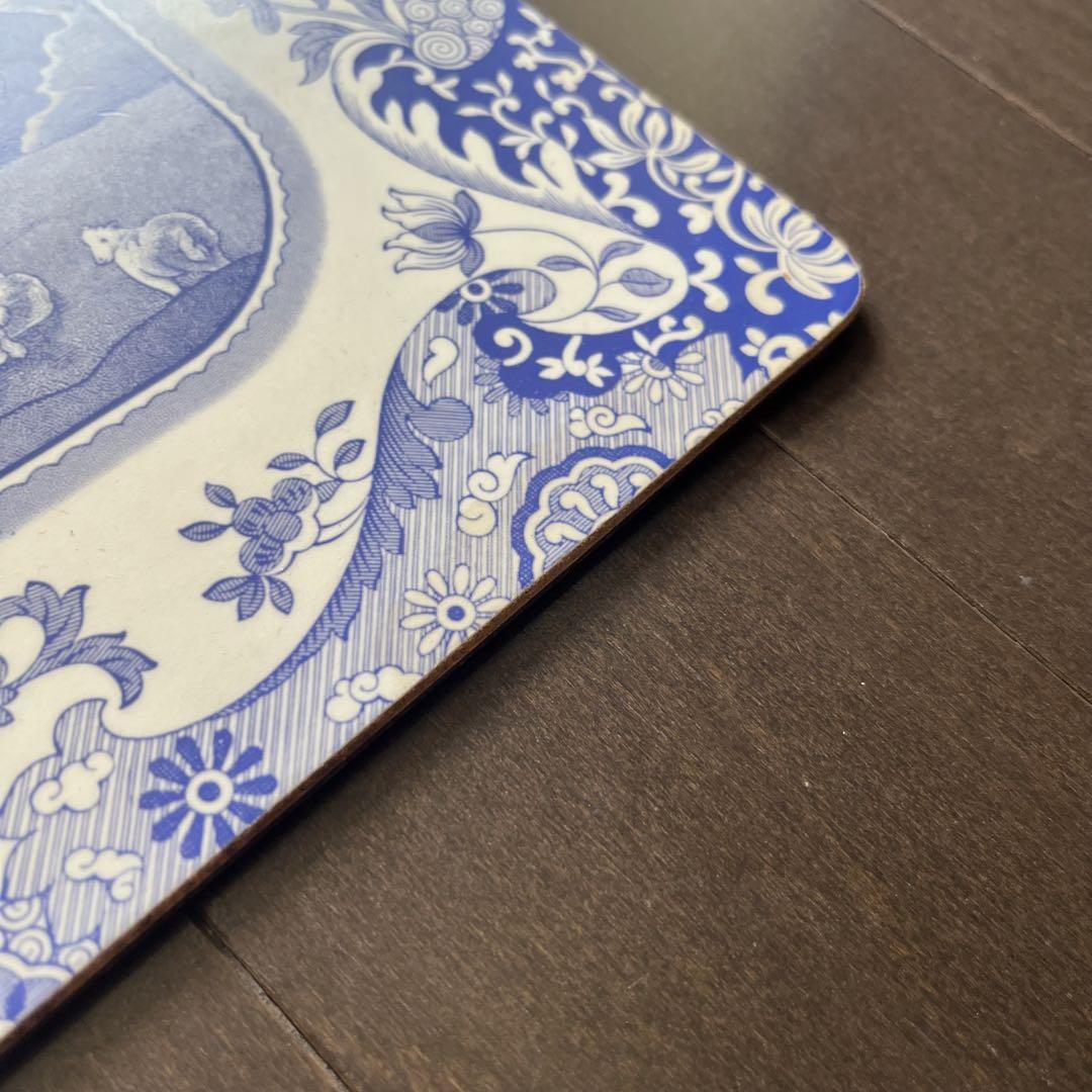 SPODE Pimpernel ブルーイタリアン　ランチョンマット 4枚セット Amazon｜スポード (Spode) ブルーイタリアン プレイスマット