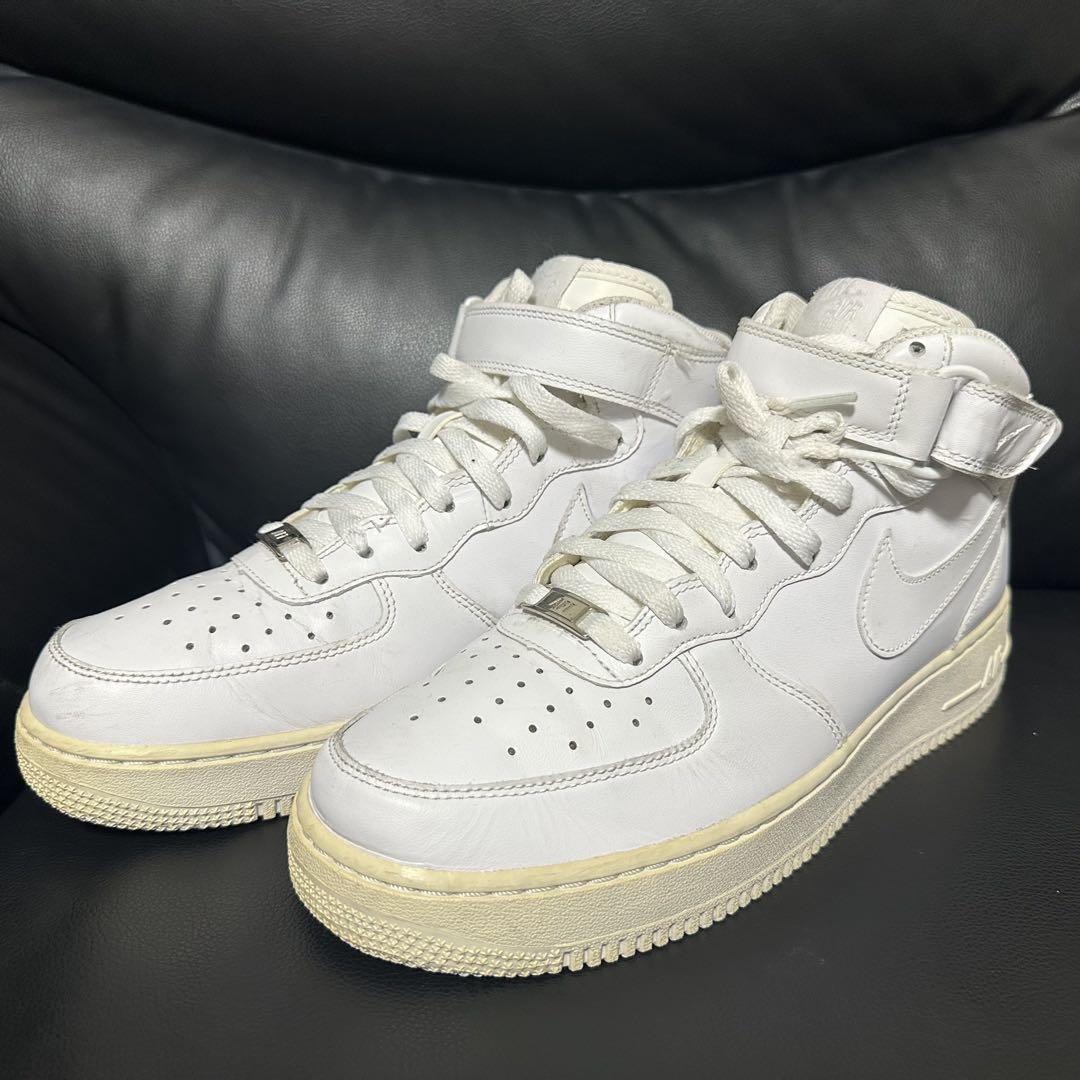【早い者勝ち】NIKE AIRFORCE 1 MID ホワイト27.5cm