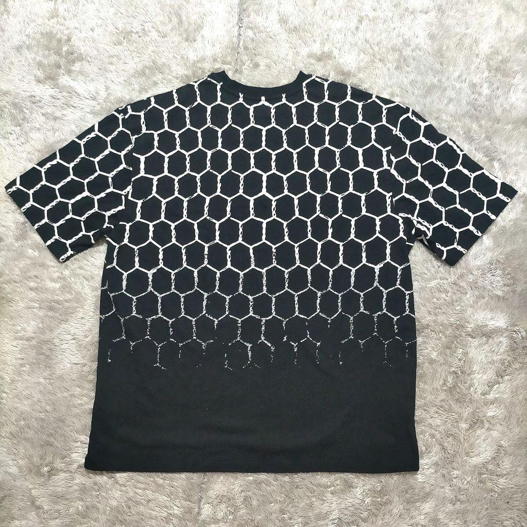 DankeSchon ダンケシェーン Tシャツ フェンスプリント DankeSchon ダンケシェーン Tシャツ フェンスプリント