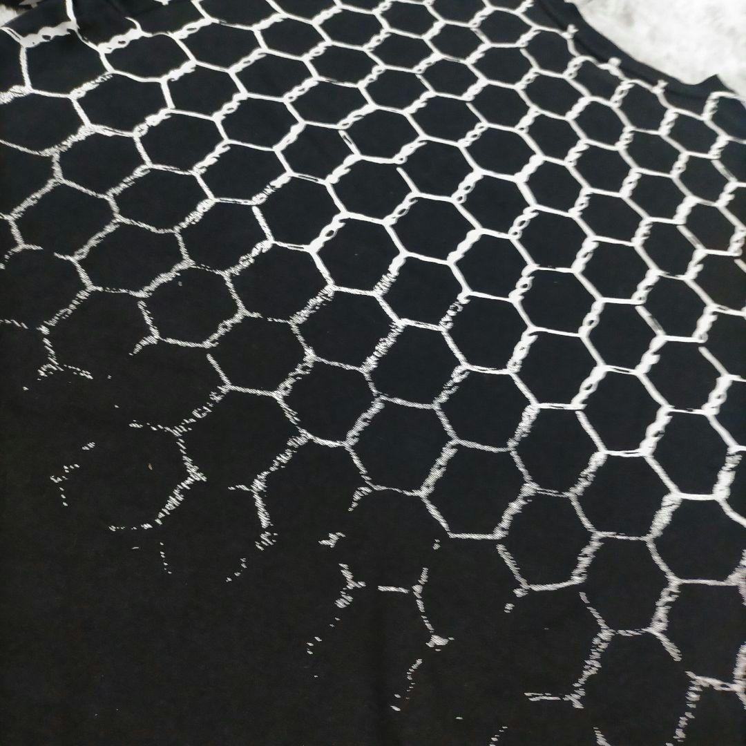 DankeSchon ダンケシェーン Tシャツ フェンスプリント DankeSchon ダンケシェーン Tシャツ フェンスプリント