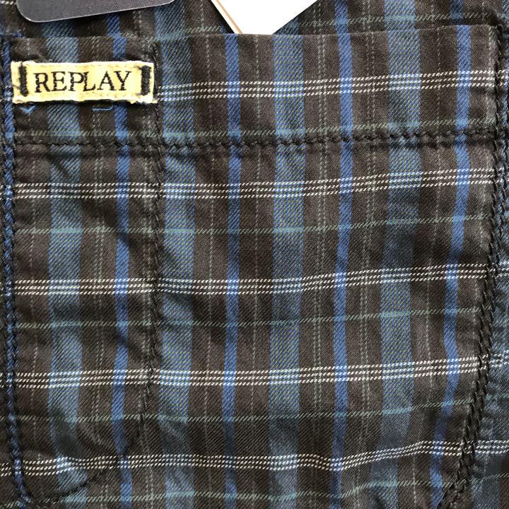 定3万 Replay 新品 チェックシャツ イタカジ dN47i-m77070648728 S 値下不可 リプレイ お得通販