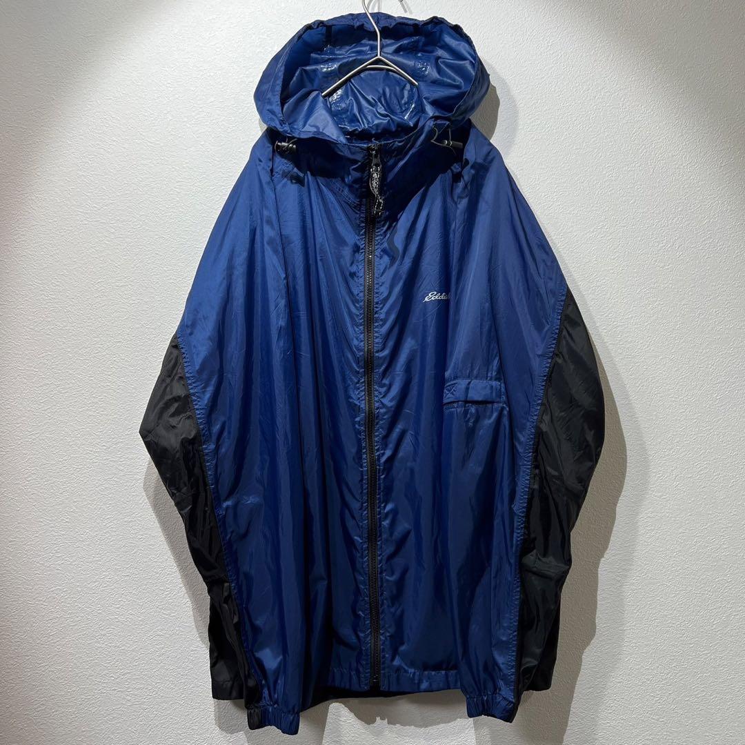 【希少】00s エディーバウアー  マウンテンパーカー テック ブルー 青 M