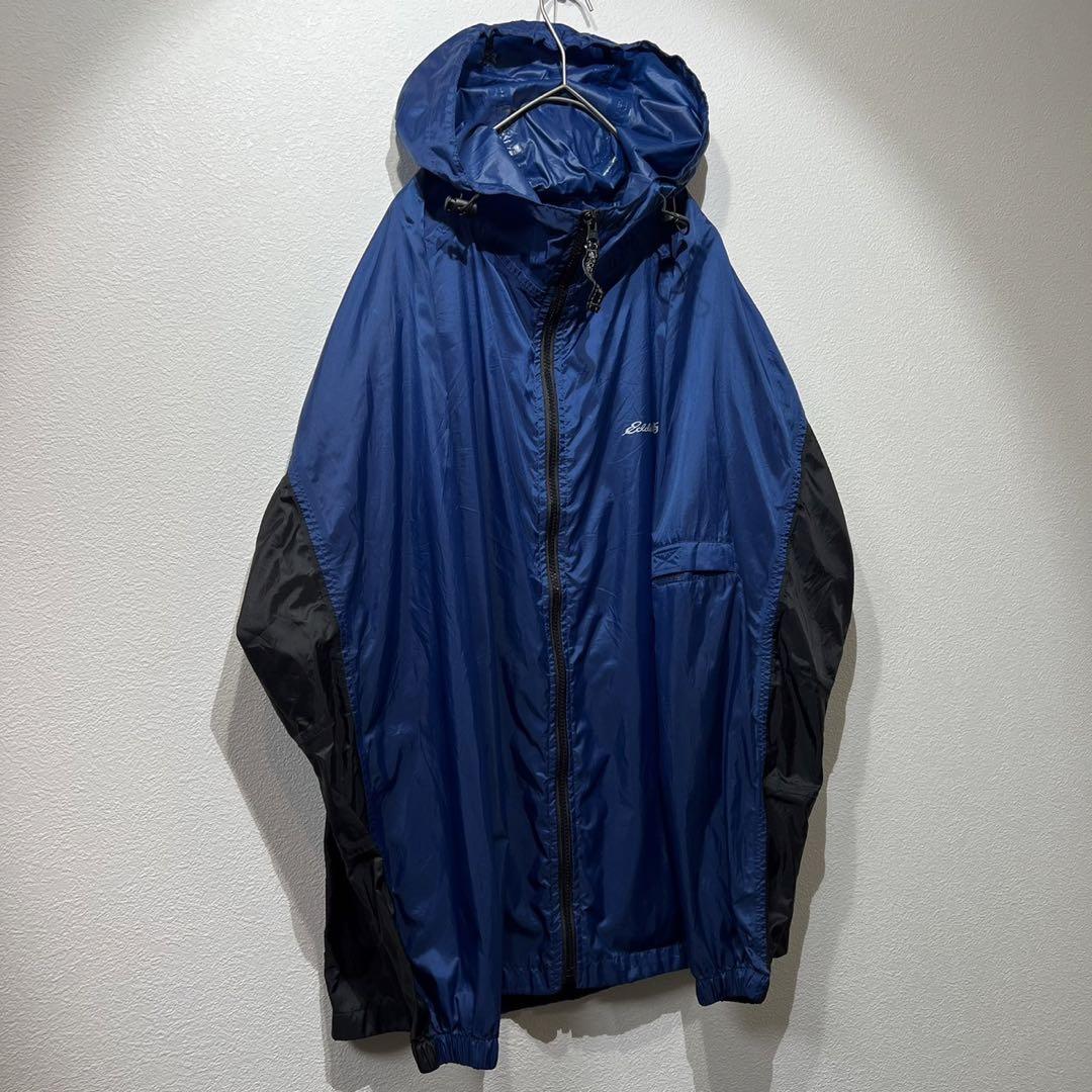 【希少】00s エディーバウアー  マウンテンパーカー テック ブルー 青 M