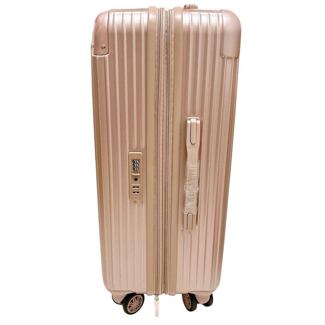 新品✨翌日発送✨スーツケース キャリーケース Mサイズ 3〜6泊 シャンパン