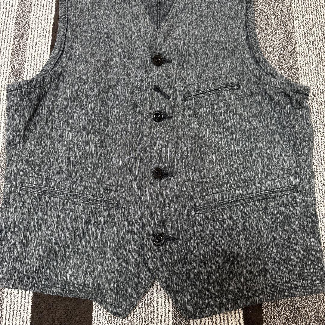 Sugar Cane Star Denim ベスト 36サイズ グレー