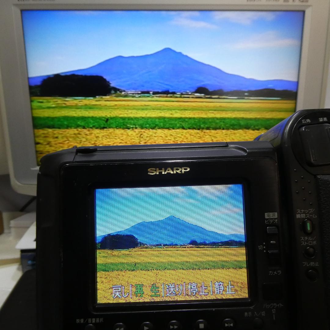 動作良好 シャープ ビデオ8 VL-EL320 高画質 8ミリビデオカメラ