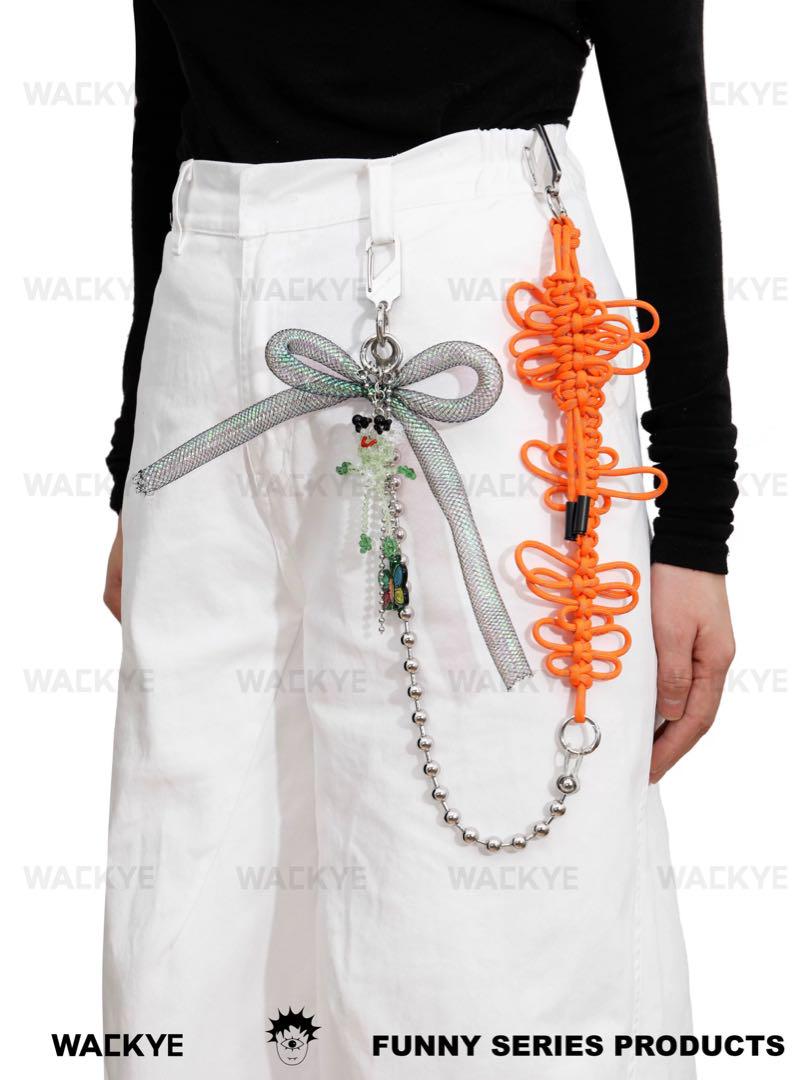 WACKEY クレイジーボヘミアンRIBBONオレンジチェーン