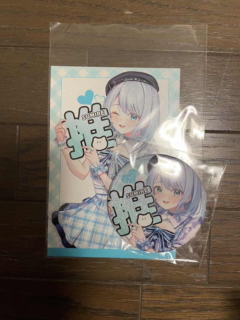 ぶいすぽ 花芽すみれ 推し缶バッジ - メルカリ