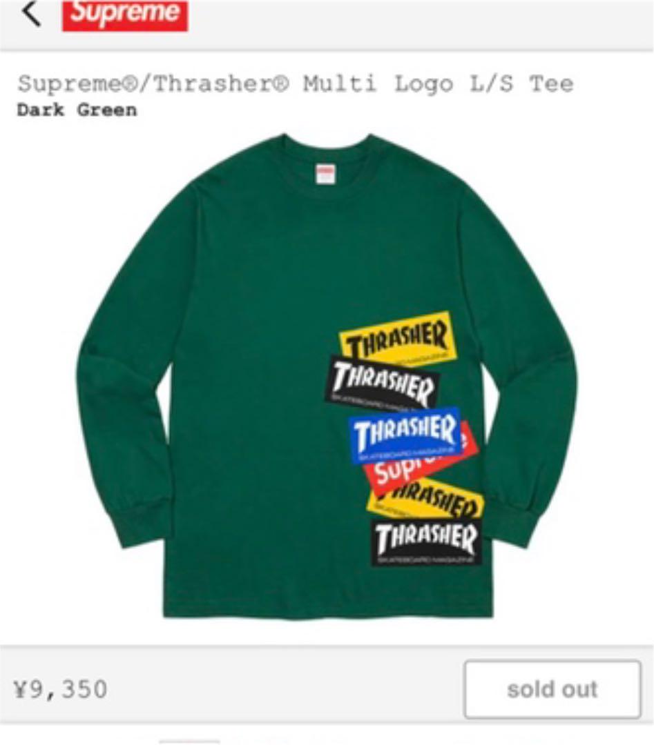 40%割引グリーン系,S新品即決 supreme Thrasher multi logo L/S tee Tシャツ/カットソー(七分/長袖) メンズグリーン系S-ACI.MD 40%割引グリーン系,S新品即決 supreme Thrasher multi logo L/S tee Tシャツ/カットソー(七分/長袖) メンズグリーン系S-ACI.MD