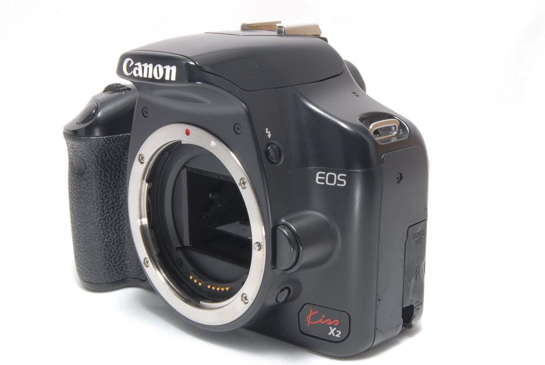 初心者にもおすすめ　Canon Kiss X2 ダブルレンズ　届いてすぐ使える