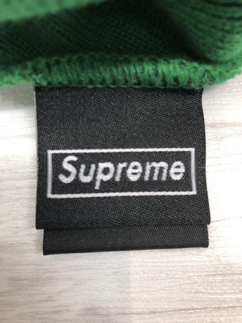 SUPREME×NEW ERA Box Logo Beanie グリーン6139
