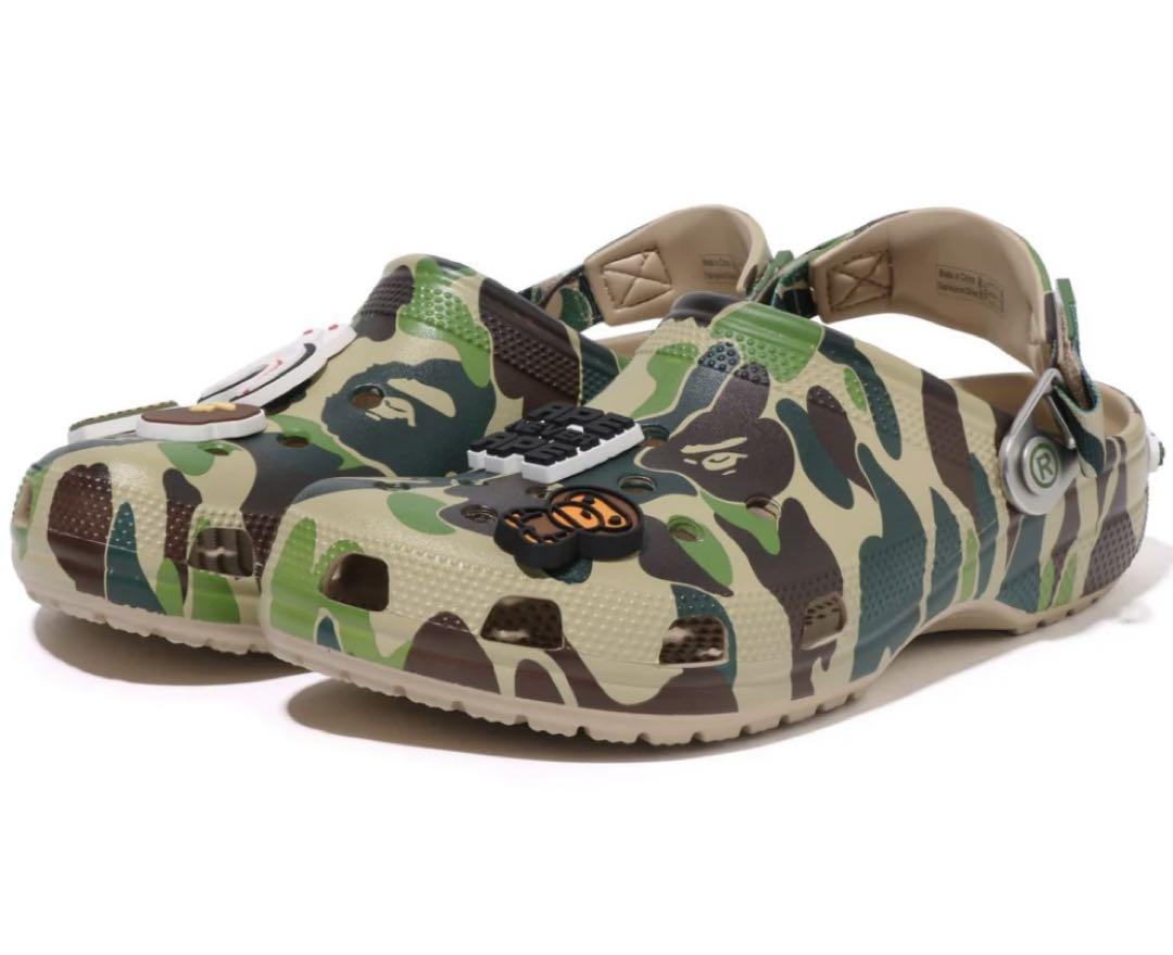 A BATHING APE × Crocs Clog Green 28cm 新品