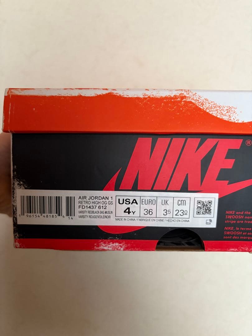 Nike AirJordan1 High OG Chicago 23cm