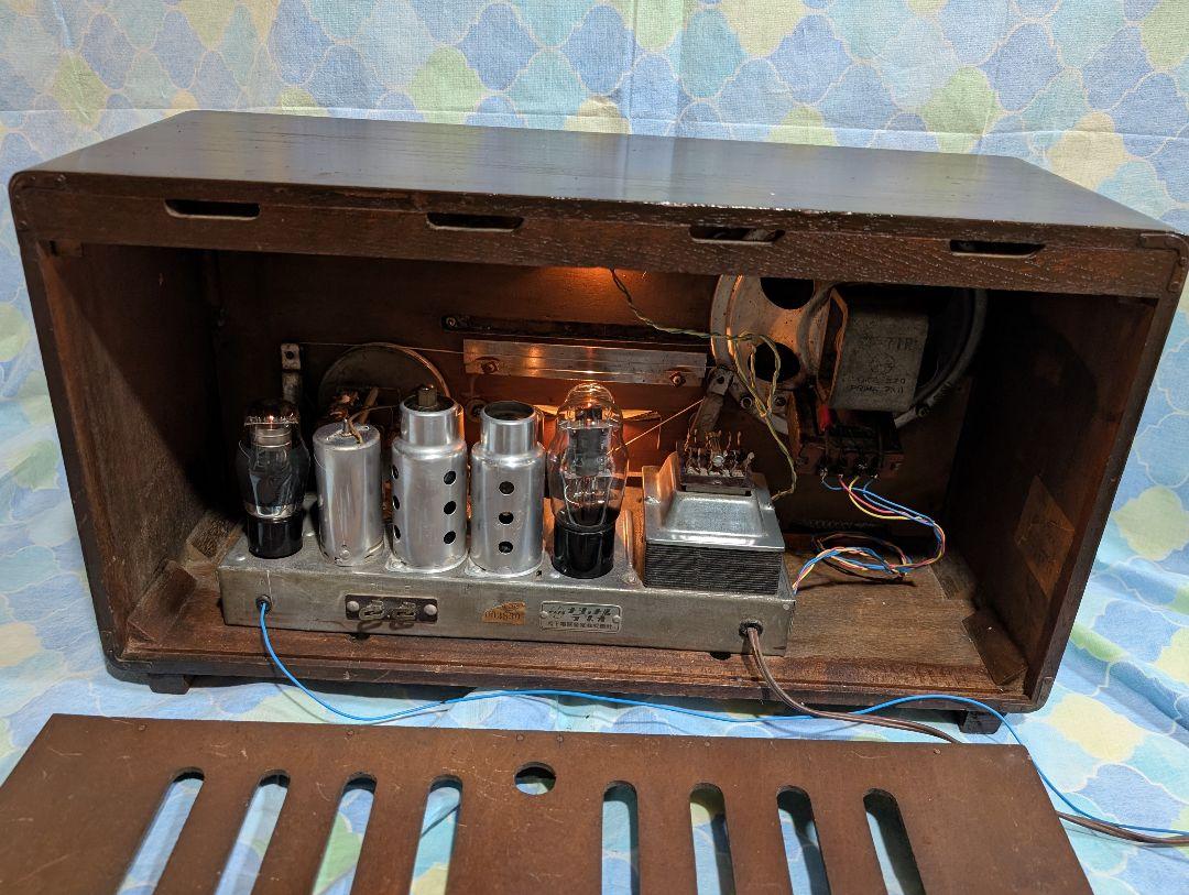 Bluetooth付 ナショナルBX-115 レトロ真空管ラジオ - メルカリ
