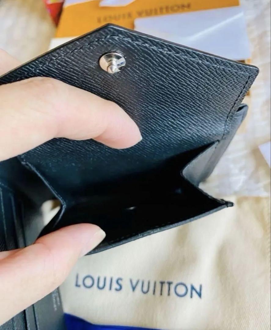 極美品 LV モノグラム エクリプス ポルトフォイユ マルコNM 二つ折り財布