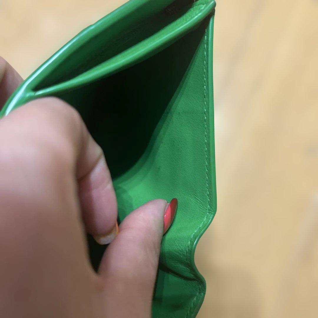 【ボッテガ】　財布　二つ折り　みどり