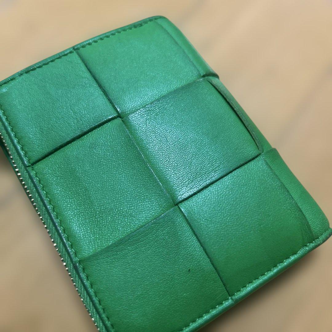 【ボッテガ】　財布　二つ折り　みどり