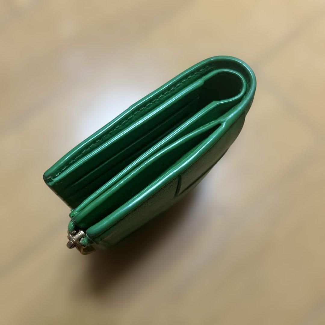 【ボッテガ】　財布　二つ折り　みどり
