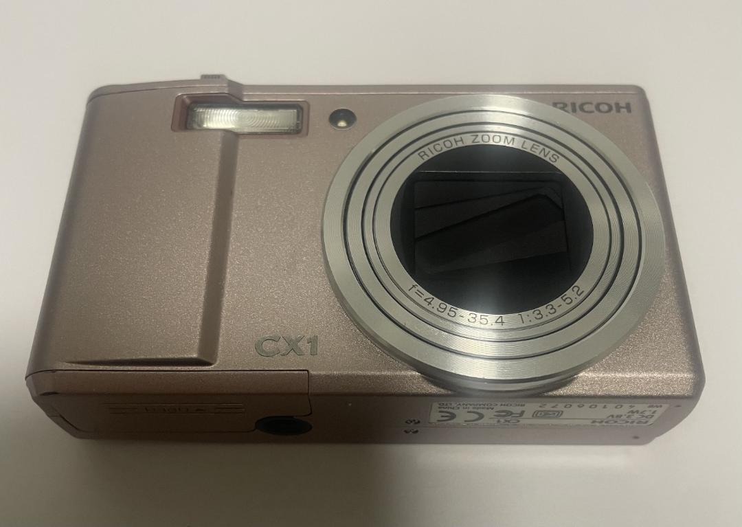 ◆◆超美品！RICOH CX-シャンパンロゼ 新品ネックストラップ付◆◆