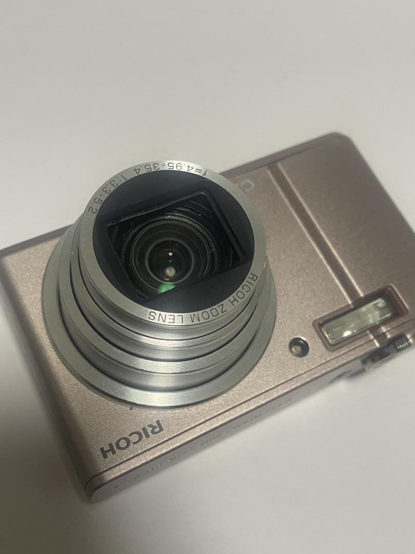 ◆◆超美品！RICOH CX-シャンパンロゼ 新品ネックストラップ付◆◆
