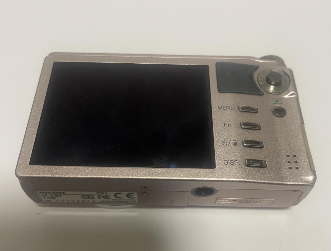 ◆◆超美品！RICOH CX-シャンパンロゼ 新品ネックストラップ付◆◆