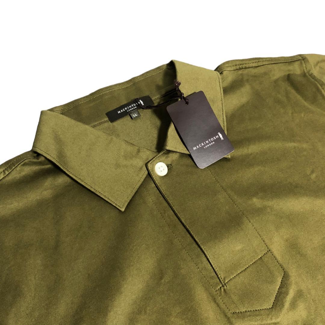 MACKINTOSH マッキントッシュ ポロシャツ 半袖 LL カーキ